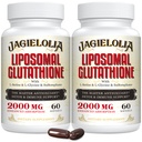 Liposomales Glutathion 2000 mg mit L-Serin, L-Glycin & Sulforaphan - Aktives L-Glutathion Einzigartige Formulierung zur Verbesserung der Absorption - Master Antioxidans, Entgiftung & Immun | 120 Softgels