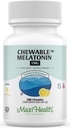 Maxi Health Chewable Melatonin, Kosher Lemon Flavor, Melatonin für Erwachsene & Kinder, Natürliche Hilfe für Erwachsene & Kinder, Melatonin Chewables Alternative zu Melatonin Gummies Kids Dose, (200 Count)