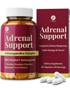 100% naturale Shoden Ashwagandha supplemento complesso - Ultra alta potenza 35:1 estratto concentrato di radice per il sonno e il sostegno energetico - Vegan, non OGM - 60 capsule Ashwagandha