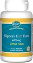 Baar Nature’s Blessing Slippery Elm Bark Capsules, 400 mg Potent Kräuterergänzung für Männer & Frauen, unterstützt Verdauungskomfort, Gut Health und Toxin Entfernung, 100 pro Flasche