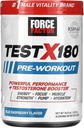 FORCE FACTOR Test X180 Pre-Workout Powder & Energy Supplement, Boost Focus & Endurance, Muskel & Stärke, Nitric Oxid Supplement mit Ashwagandaha & L-Citrulline, Blue Raspberry, 30 Portionen
