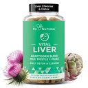 Vital Liver Cleanse Detox & Repair - 9-in-1 Leberunterstützungsergänzung - Milchdistel, Artichoke Extract, Turmeric, Adaptogens - Optimale Leberfunktion und Verdauungsgesundheit - 60 Vegetarische Weichkapseln