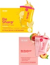 BeMe BeSharp & BeRadiant Peach Bundle - Suppléments pour boissons oméga-3 et collagène liquides