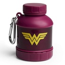 Smartshake Justice League Protein Powder Storage Container 50g Protein Shaker Bottle Funnel 110ml BPA Free Wonder Woman Geschenke DC Comics Protein Shakes Bottle Storage für Damen