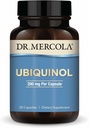 Dr. Mercola Ubiquinol, 30 Portionen (30 Kapseln), 200 mg pro Kapsel, Nahrungsergänzungsmittel, unterstützt Energieproduktion, Non-GMO