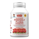 ANDREW LESSMAN Ultimate Friendly Flora Probiotic 240 Capsules - 25 Billion CFU, umfassende Mischung aus fünf probiotischen Strainen, Leistungsstarke Immun- und Verdauungsunterstützung. Probiotika für Frauen oder Männer