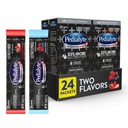 Pedialyte AdvancedCare Plus Elektrolytpulver, hat 33% mehr Elektrolyte und PreActiv Prebiotics, Variety Pack: Berry Frost und Erdbeer Freeze, 24 Pulver-Packets
