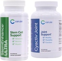 Cerule Stemenhance + Cyactive Spirulina Unterstützung Ultra Stem Cell Support Supplement mit Extrakten aus Freshwater Microalgae und Marine Macroalgae, um zu helfen, die Umwälzung von Adult Stem Cells und Prom