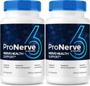 NutraRize (2 Pack) ProNerve6 Neuropathie, ProNerve 6 Nerve Support Supplement, Pro Nerve 6 Kapseln, ProNerve6 Pastillas Bewertungen (120 Kapseln)