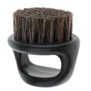 Salon Barber Holz Bristles Haar Bart Reinigung Grooming Brush Herren Schnur Schattierung Comb - Schwarz