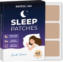 Schlafaufnäher für Erwachsene Extrastärke | Easy-to-Apply Sleep Patch mit Melatonin & Valerian | Relax & Wake Up Refreshed | Long-Lasting Night Comfort für Herren & Frauen | 42 Aufnäher