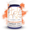 Nootropics Depot Cordyceps Mushroom Capsules | 500mg | 60 Count | Cordyceps | Whole Fruiting Body Mushroom Exract | Unterstützt gesundes Immunsystem