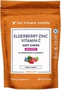 Elderberry, Zink & Vitamin C Soft Chews - Immununterstützung - Mixed Berry (60 Soft Chews)