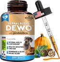 Natural Intestinal Defense for Dogs & Cats – Kräuterreinigung mit Wormwood, Black Walnut & Probiotic – Fördert gesundes Gut & Flora Balance – Advanced Broad Spectrum Formula – Made in USA