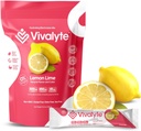 Elektrolyt-Pulver kein Zucker Stevia Sweetened 100% natürliche Hydration-Packets - 20 Count | Natrium, Kalium Citrat & Magnesium L-Threonat (5.64, Zitronen)