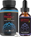 Pineal Guard X Gland Decalcification e Pituitary Support Supplement - Liquid Drops Enhance Pineal XT Results - Natural Fast-Acting Third Eye Activation - 2 fl oz