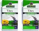 Réponse de la nature Vitex Chasttree Berry Supplément, 90 capsules végétariennes, 2 comtes