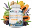Detox Cleanse for Weight Loss - Natural Gut & Intestinal Cleanse Pillen - proprietäre Mischung mit Psyllium Husk - Keto Detox für Damen und Herren - Non-GMO, NSF zertifiziert, Made in USA - 60 Kapseln
