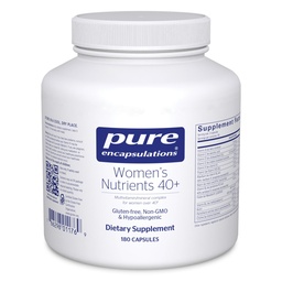 Pure Encapsulations Frauen Nährstoffe 40+ - Multivitamin für Frauen über 40 zu unterstützen Urinary Tract Health, Brustzellgesundheit & Augenintegrität* - mit Vitamin C, E & A - 180 Kapseln