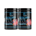 FXSUPPS Catalyft Pre-Workout Powder Drink für Männer & Frauen Blitz Berry Blast Mix mit Kreatin, Koffein & Beta-Alanin | Best für Energiepumpe, Muskel-Gin & Focus, 40 Portionen (2-Pack)