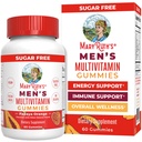 MaryRuth Organics Men's Multivitamin Gummies | Vegan Vitamine für Immununterstützung | Non-GMO & Gluten Free | 0g Zucker pro Servierung | 60 Count