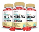 (3 Pack) Speedy Keto ACV Gummies Extreme 2000MG Speedy Keto Gummies Advanced Formula Apple Cider Essig mit Granatapfelsaft Pulver B12 Vegan Non GMO 180 Gummys