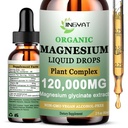 Cortisol Ergänzung flüssiges Magnesium Glycinat w/Vitamin D3&B6- Hohe Absorption Chelat Magnesium Ergänzung für Schlaf, Muskel,Herz Health-6X Potency Than Magnesium Gummis Pulver