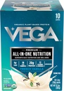 Vega Bio All-in-One Vegan Protein Pulver, Französisch Vanille -Superfood Zutaten, Vitamine für Immunität Unterstützung, Keto Friendly, Pea Protein für Frauen & Männer, 13,5 oz (Packaging May Vary)