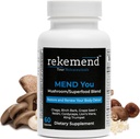 Leoni Mane Supplemento con Cordyceps, Chaga & Reishi Estratto di funghi - 60 capsule