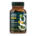 Gaia Herbs Liver Cleanse - Liver Health Support Kräuterergänzung mit Milchdistel, Burdock, Turmeric, Dandelion & More* - 60 Vegan Liquid Phyto-Caps (30 Portionen)