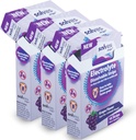 Elektrolyt-Ersatzstreifen - Sugar-Free, Grape Burst Flavor, Hohe Potenz für Instant Hydration, Perfekt für Gym & Outdoor-Aktivitäten, 10 Streifen in tragbaren Single-Serve-Packs