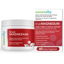 NatureCity TrueMagnesium Highly Absorbable Chelat Magnesium Bisglycinat Pulver-Mix (60 Portionen) - Magnesium-Ergänzung für Schlaf und Knochengesundheit & Muskeln zu unterstützen
