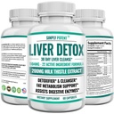 Liver Cleanse Detox & Repair Supplement, Artichoke Extract Liver Health Formula w 22 Kräuter für Liver Support, Liver Detox Cleanse Pillen - Milch Thistle Dandelion Turmeric Ginger Beet Zinc, 60 Kapseln