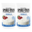 NaturesPlus SPIRU-TEIN, Vanille - 1,06 lbs, Paket von 2 - Pflanzenbasiertes Proteinpulver - Vegetarisch, Glutenfrei - 32 Gesamt Servierungen