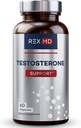 REX MD Testosteron-Supplement für Männer | unterstützt Energie, Stamina, Leistung | Natürliche Inhaltsstoffe einschließlich Fenugreek Hilfe Unterstützung Körpers Testosteronspiegel, Made in USA