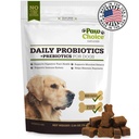 Paw Choice Probiotics für Hunde mit Präbiotika - Daily Chews für Gut Gesundheit, Verdauung, Regelmäßigkeit und Immununterstützung - Natürliche Ergänzung Treat Made in USA