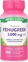 Nature's Truth Fenugreek 2000 mg Supplementi, 100 Conte (Pack of 1)
