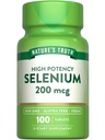 Nature's Truth Selenium 200 mcg Supplement | Essential Mineral High Potency Tablets | Vegan, Non-GMO & Glutenfrei