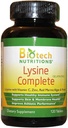 Lysine komplette Nahrungsergänzung, 120 Zähler