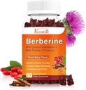 1500mg Berberine Gummies, High Potency Berberine Supplement mit Ceylon Cinnamon Gummies, Turmeric, Magnesium, Sugar Free, Non-GMO, Gluten-Free - Gemischte Berry Flavored 60 Gummies