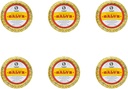 Rawleigh Antiseptic Salve Iconic Yellow Big Tin: 4,5 oz, Multi-Purpose Ointment Soothes Cuts, Bruises, Irritations, mit Turpentine, Phenol, Baumwollsaatöl & Paraffin, Original Formula - Pack of 6