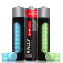 Rally Caffeine Mints, 60 Milligramm, Instant Energy, Frischer Atem, Koffeiniert, 0 Zucker, Natürliche Pfefferminze, Cinnamon, Wintergreen Variety Pack (3 Packs, 30 Mints)