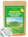 TeeLux Decaf Lemon Green Tea, Smooth Decaffeinated Green Tea with Refreshing Lemon Aroma & Flavor, 100 Count