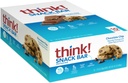 Denk nach! Proteinriegel mit Chicory Root für Fiber, Verdauungsunterstützung, Glutenfrei mit Whey Protein Isolate, Schokolade Chip, Snack Bars ohne künstliche Süßungsmittel, 1.4 Oz (10 Count)