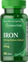 Puritans Pride Eisen Eisen-Sulfat 65 Mg Tabletten, 100 Zähler