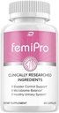 FemiPro Support Supplement - Probiotic Femi Pro Pills, FemiPro 24 Stunden Support Microbiome Probiotic Urinary Control Leaks Health, Femie Pro Bewertungen (60 Kapseln)