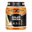 Body Fortress 100% Ultra-gefiltertes Isolate-Proteinpulver, Vanille, 60g Protein & 12g BCAAs Pro 2 Scoops, Muskelaufbau & Erholung, Immununterstützung mit Vitaminen C & D, 1,5lbs,Packaging Mai Vary