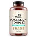 AMANDEAN Magtein Magnesium Complex. L-Threonate, Glycinate, Malate Triple Blend Chelat Magnesium Supplement. 90 Veggie Kapseln. Hohe Absorption Branded Zutaten. Gehirngesundheit, Schlaf, Ruhe*.