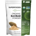 MRM Nutrition Bio Baobab Pulver | Superfoods | Verdauungsgesundheit | Antioxidans | 40 Servierungen