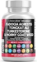 Saubere Nutraceuticals Fadogia Agrestis Tongkat Ali Turkesterone Ergänzung mit Horny Goat Weed, Saw Palmetto, Maca Root, Sibirische Ginseng, Tribulus Terrestris, Fenugreek, Wild Yam - 60 Count